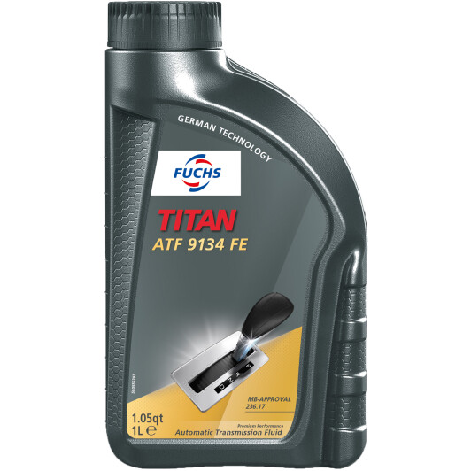 Фото 1. Олива трансмісійна FUCHS TITAN ATF 9134 FE. 12x1 lt (1 л)