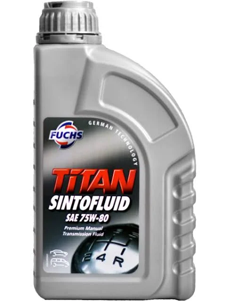 Фото 1. Олива трансмісійна FUCHS TITAN SINTOFLUID SAE 75W-80.  12x1 lt (1 л)