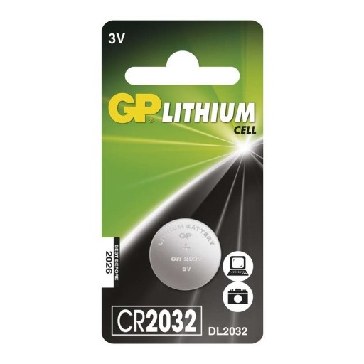 Фото 1. Батарейка літієва  GP CR2032 Lithium (DL2932)  3V