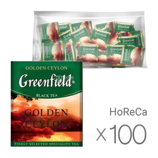 Чай Greenfield 100 пак. Golden Ceylon