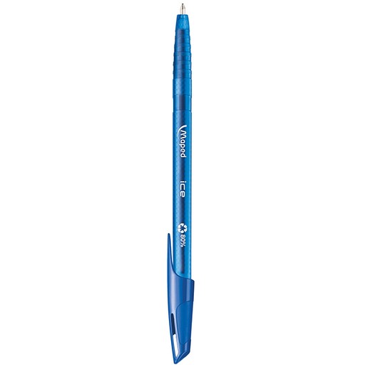 Ручка кулькова ICE. 1.0мм. синій