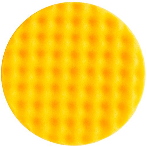 Фото 1. Полировальный диск 150мм (на липучке) Рельефный поролоновый оранжевый диск