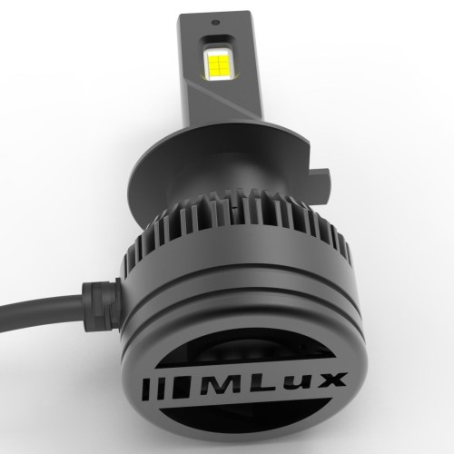 Фото 2. Комплект ламп LED 2шт H7/H18 55Вт 4300К MLux LED-Black Line