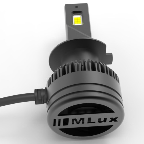 Фото 2. Комплект ламп LED 2шт H7/H18 55Вт 5000К MLux LED-Black Line