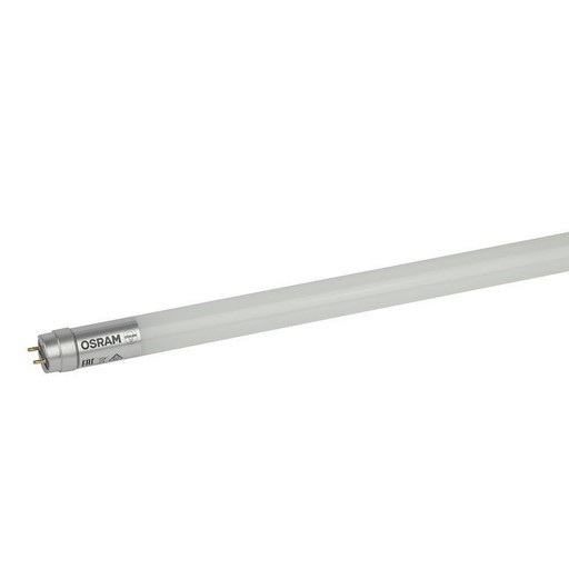 Лампа світлодіод. люм, Osram T8, 1200mm, 18W/865, G13, 1600Lm, 6500K, AC, (двосторон), шт.