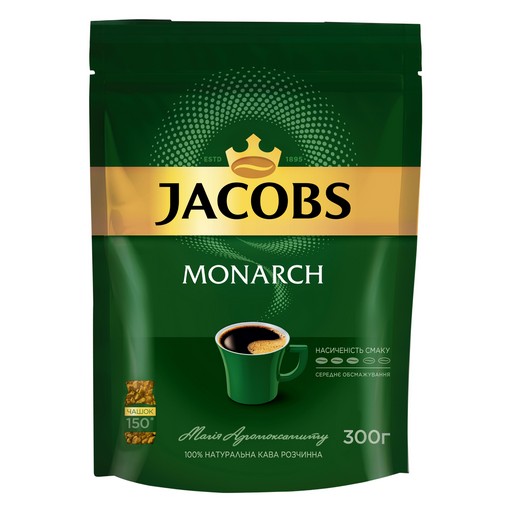 Кава розчинна JACOBS Monarch Classic дой-пак 300грам