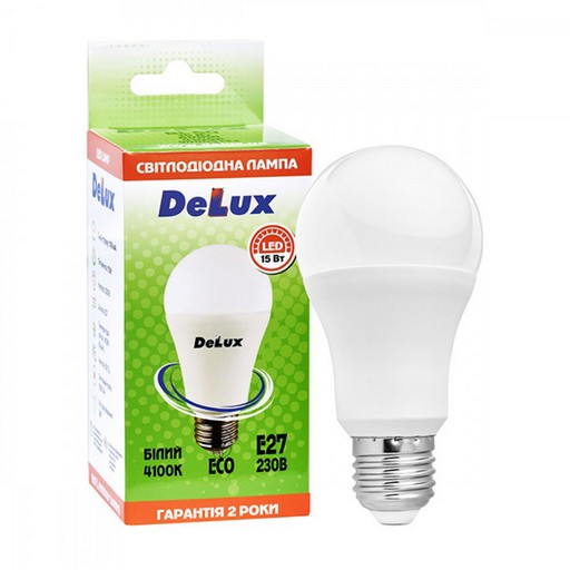 Лампа світлодіодна. куля DELUX. BL60. 10W. 4100K. 220V. E27