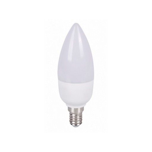 Фото 1. Лампа світлодіод, свічка, DELUX, BL37B, 7W, 4100K, E14