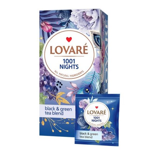Чай чорний LOVARE 1001 ніч 24 ПАК.