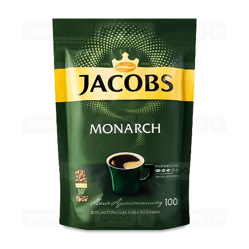 Кава розчинна JACOBS Monarch Classic дой-пак 100грам