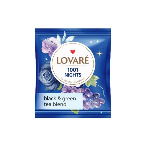 Чай чорний LOVARE 1001 ніч 50 пак.