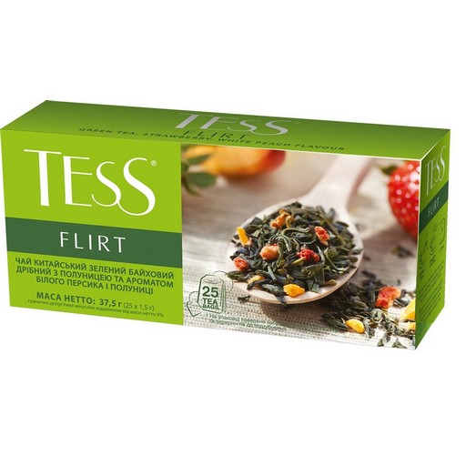 Фото 1. Чай зелений Tess Flirt 1.5г х 25шт