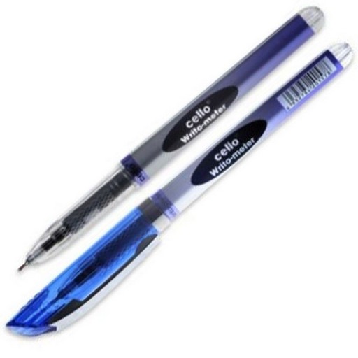 Ручка масляна Сello Writo-meter 10км. 0,5мм син.