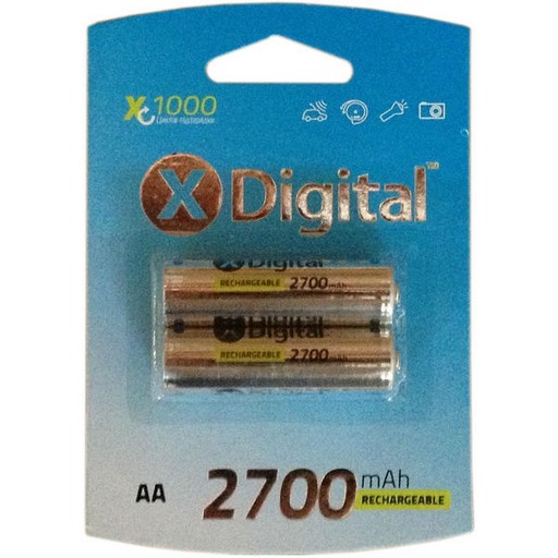 Акумулятор X-DIGITAL HR-06 АА 2700mAh 2шт * 1пач