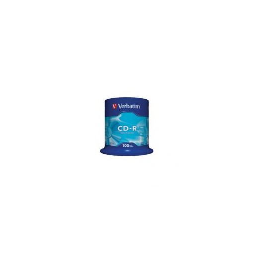 Диск CD-R Verbatim 700Mb 52х 80min, Extra Cake (100 шт) (43411)