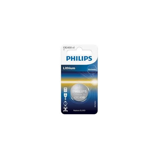 Батарейка літієва PHILIPS CR2450-DL2450 1шт x 1пач