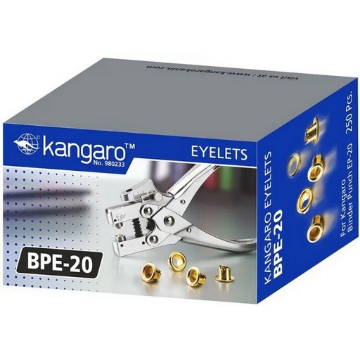 Клепки до діркопробивача KANGARO золото 250шт