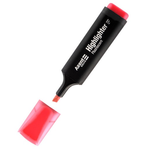 Маркер текстовий Highlighter D2501 DELTA BY AXENT водна основа, клиноподібний 1-5 мм рожевий