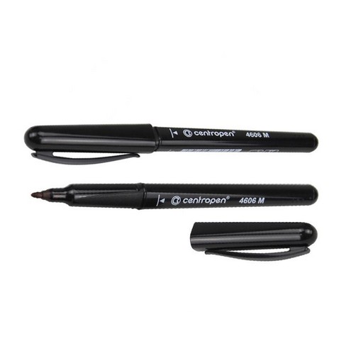 Маркер CD-Pen 4606 ergoline CENTROPEN спиртова основа для CD/DVD 1 мм чорний