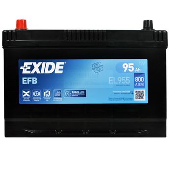 Фото 1. Акумулятор EXIDE (EL955) Start-Stop EFB Asia (D31) 95Аh 800A L+