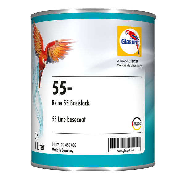 ЕМАЛЬ 55-А 556 МЕТАЛІК ОКЕАНСЬКО-БЛАКИТНА №2 1.0Л (2-STAGE-BASECOAT SOLID 55-А556 OCEAN BLUE №2) НЕТТО=0.910 AD55-5556-G201