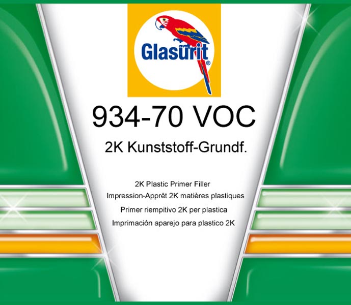 50411590 ГРУНТ- НАПОВНЮВАЧ 934-70 VOC. 2-КОМПОНЕНТНИЙ ДЛЯ ПЛАСТМАС 1.0Л (2-K PLASTICS PRIMER FILLER 934-70 (1 L) НЕТТО=1.23 КГ (1 шт.)