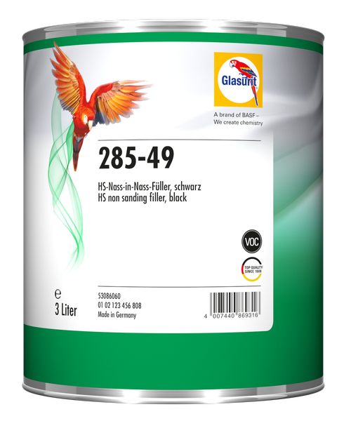 ГРУНТ-НАПОВНЮВАЧ 285-49 HS VOC. НЕШЛІФУЄМИЙ ЧОРНИЙ. 3.0Л НЕТТО=4.23 КГ AC85-9049-G203