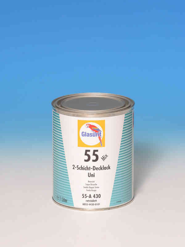 53119556 ЕМАЛЬ 55-А 430 МЕТАЛІК ЧЕРВОНО- ФІОЛЕТОВА 1.0Л (2-STAGE-BASECOAT SOLID 55-А430 RED VIOLET 1.0L ) (1 Л) НЕТТО=0.93 КГ (1 шт.)