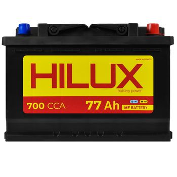 Акумулятор HILUX Black 77Ah 700A R+ (L3)