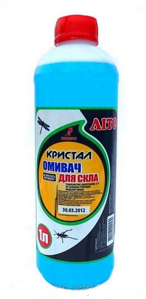 Рідина в бачок омивача ХІМЕКСПРЕС Кристал літній (12x1л) (1 л)