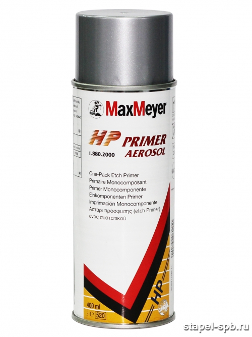 Грунт-спрей HP КИСЛОТНИЙ Aerosol Primer Spray (0.4л.) Нетто=0.4