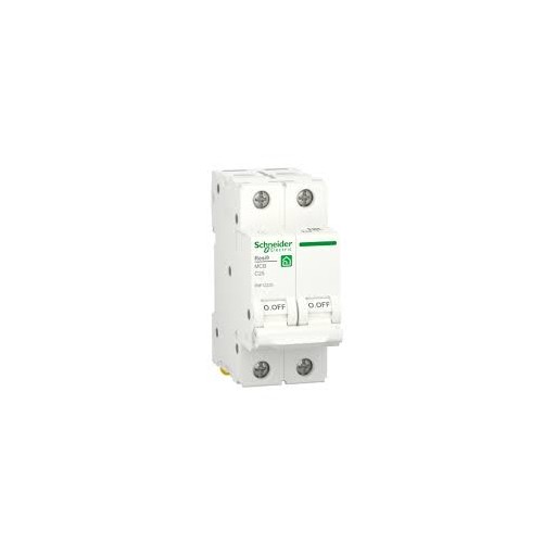Авт. вим., Resi9, 6kA, 2P, 25A C, Schneider Electric, шт