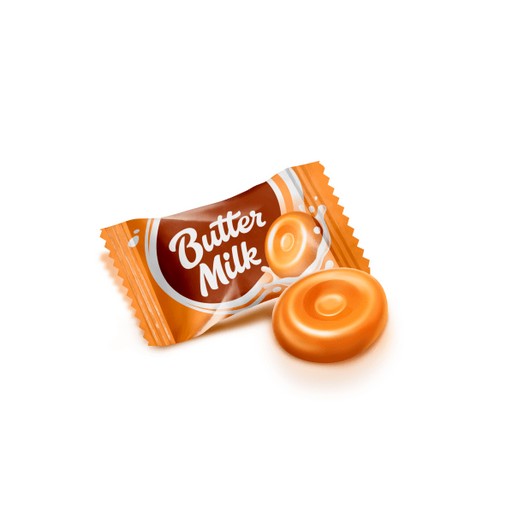 Карамель ROSHEN  Butter-milk 1 кг.
