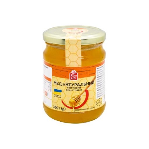 Мед Fine Life різнотравя  350гр