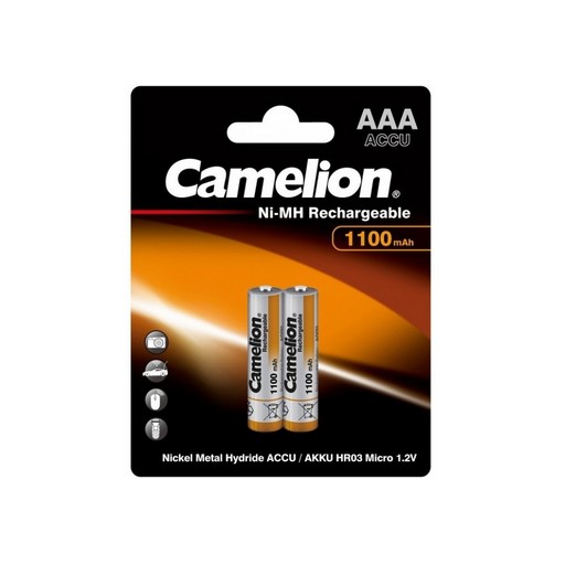 Акумулятор Camelion R03-2BL 1100 мАч Ni-MH (NH-AAA1100BP2)