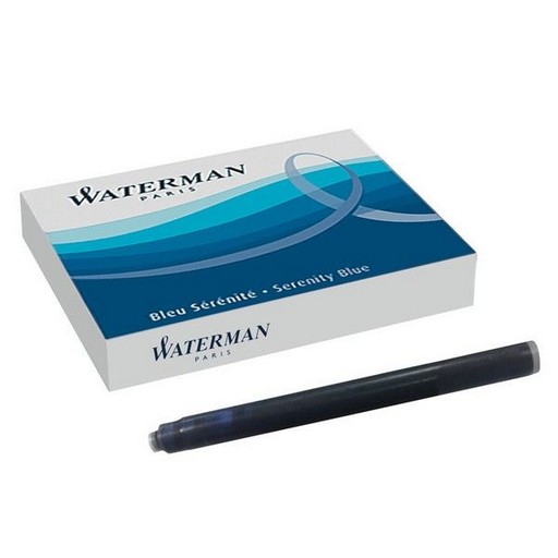 Патрони до пер. ручки, Waterman, син.(8шт/уп)