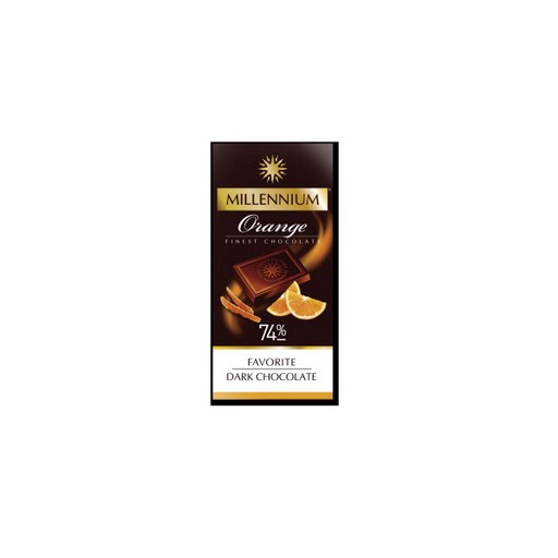 Шоколад чорнии Millennium Favorite з апельсином 100г