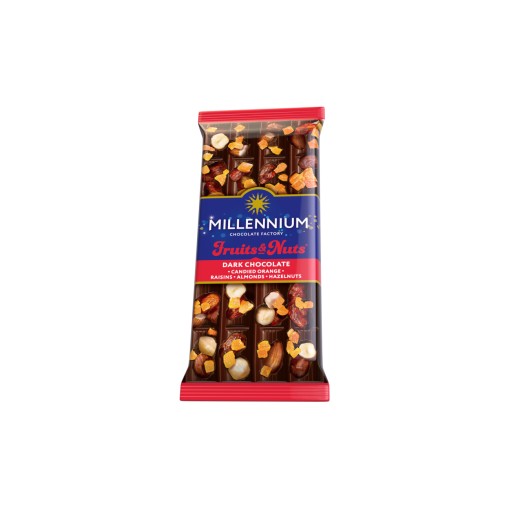 Шоколад чорний Millennium Fruits Nuts 90г