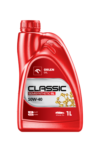 Олива моторна ORLEN OIL CLASSIC SEMISYNTHETI SL 10W-40. 12x1 lt (1 л)