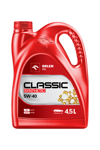 Олива моторна ORLEN OIL CLASSIC SYNTHETIC 5W-40. 3x4,5 lt (4,5 л)