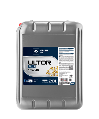 Фото 1. Олива моторна ORLEN OIL ULTOR PLUS 15W-40. 20 lt (20 л)