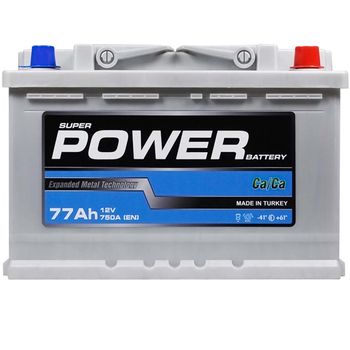 Акумулятор POWER MF Silver (L3) 77Аh 750 R+