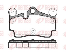 Фото 1. Колодка гальм. диск. AUDI Q7. PORSCHE CAYENNE. VW TOUAREG задн. (вир-во REMSA)