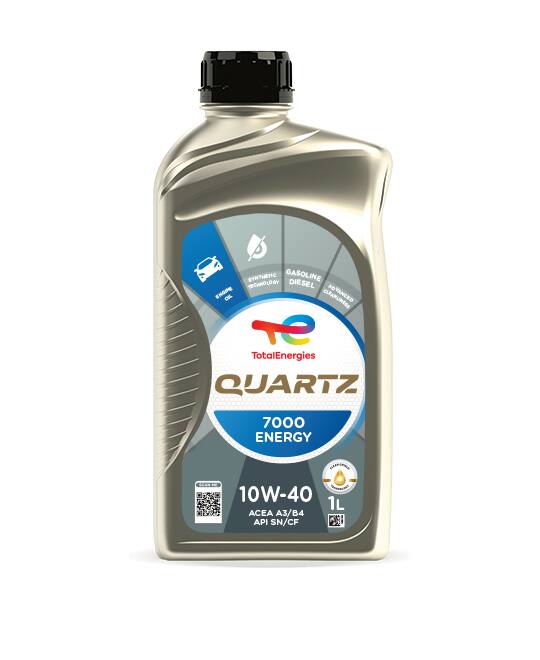 Олива моторна TOTAL QUARTZ 7000 ENERGY 10W40. 12x1 lt (1 л)