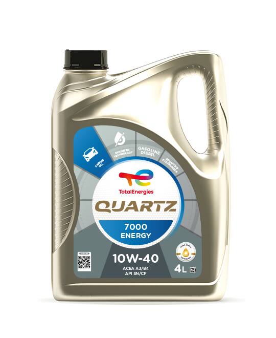 Олива моторна TOTAL QUARTZ 7000 ENERGY 10W40. 3x4 lt (4 л)