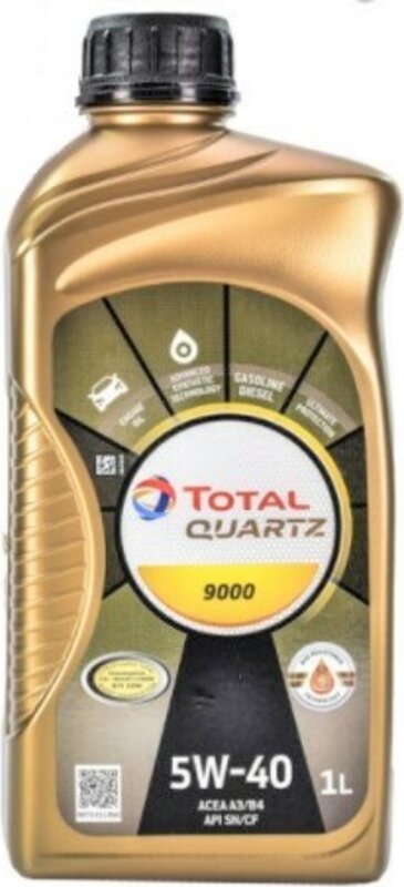 Олива моторна TOTAL QUARTZ 9000 5W40. 12x1 lt (1 л)