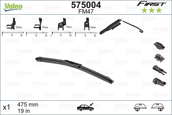 Фото 3. Щітка склоочисника VALEO 575004
