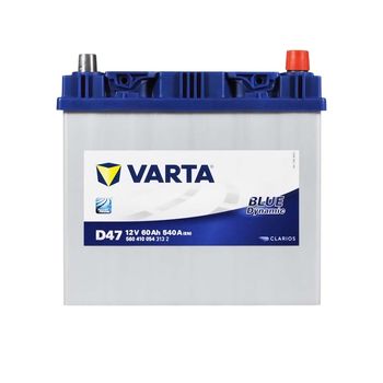 Фото 1. Акумулятор VARTA Blue Dynamic Asia (D47) 60Ah 540A R+ (D23)