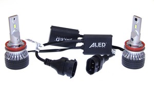 Фото 2. А/м світлодіодна лампа головного освітлення RH11 STR2 6000K 30Вт к-кт 2шт Aled Lighting RH11STR2