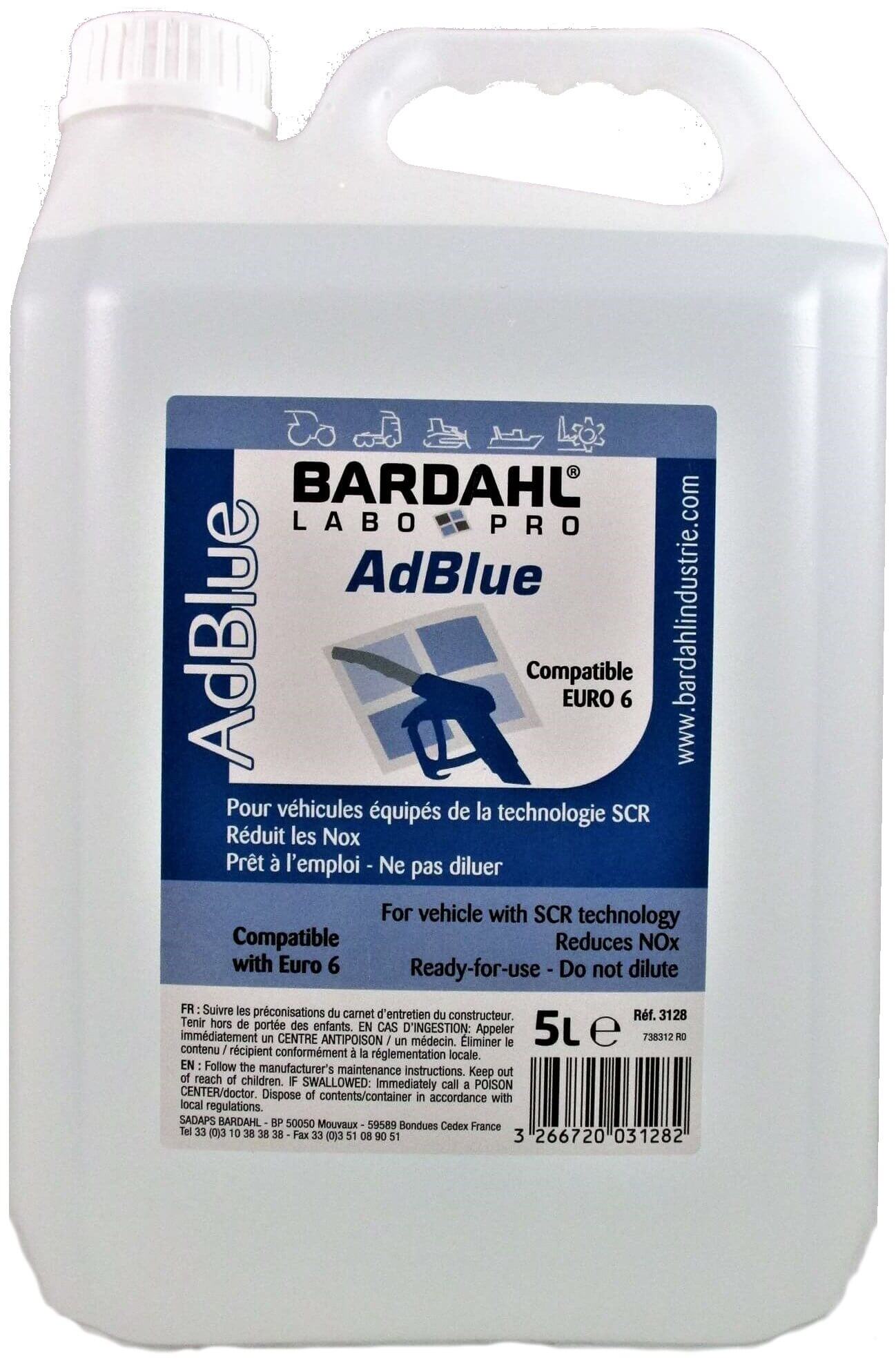 Фото 1. Нейтралізатор вихлопних газів ADBLUE BARDAHL 5л